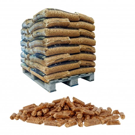 Palette de granules 40 sacs de 15kg - 600kg qualité prémium EN plus A1 100% écologique